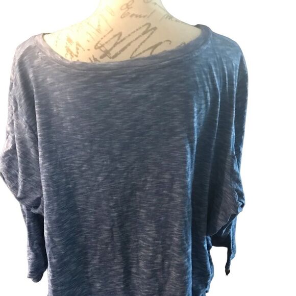 Gloria Vanderbilt Blue Blouse Gems Size 3X - Picture 6 of 10